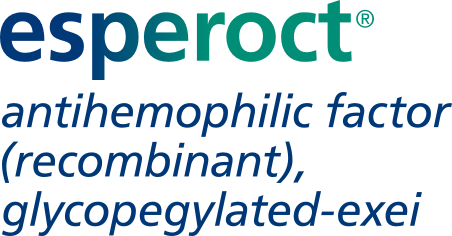 Esperoct® antihemophilic factor (recombinant), glycopegylated-exei logo